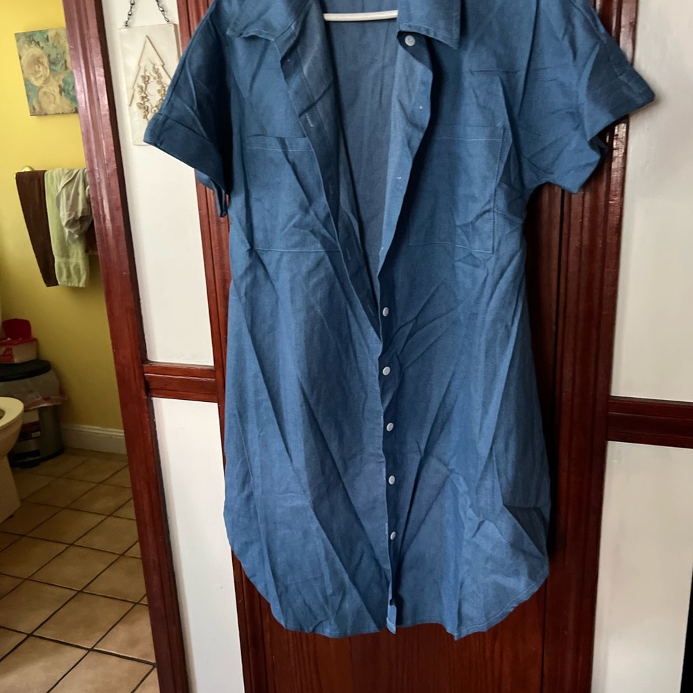 Blue Midi Dress